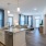 Kitchen Island and Living Room