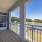 Balcony overlooking lake