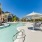 Pool with chaise loungers