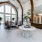 Room with office desks and windows